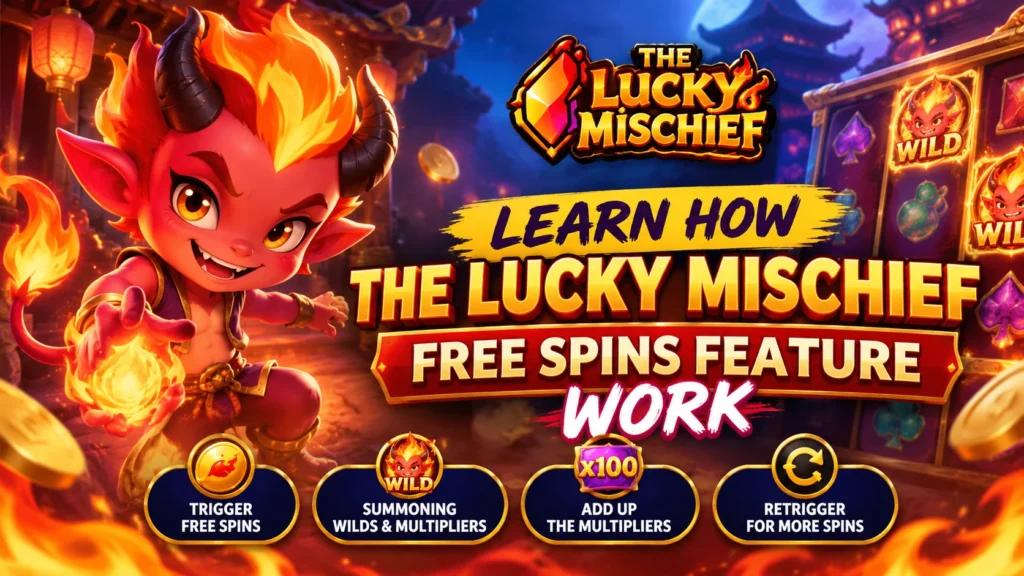 Learn How The Lucky Mischief Free Spins Feature Work